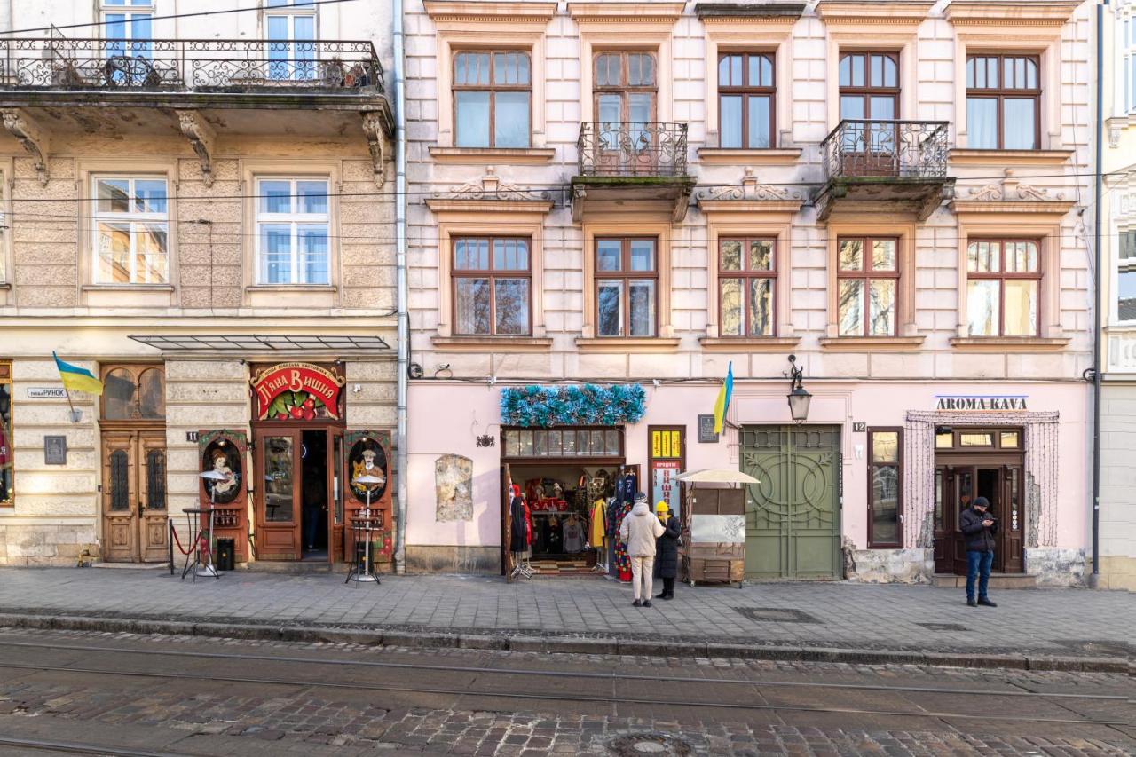 Rynok Square City Center Two Bedroom Apartment! Lemberg Exterior foto